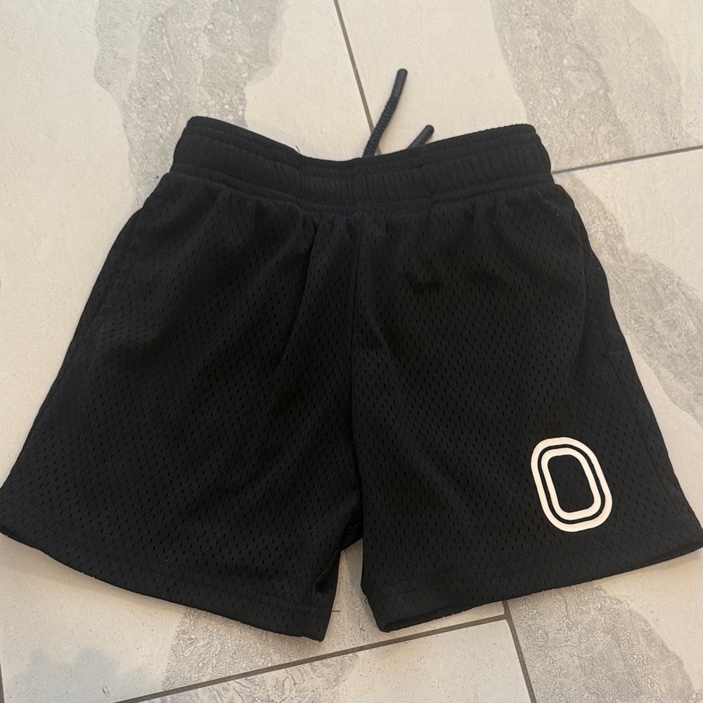 Kids Black Mesh Athletic Shorts - Comfortable Everyday Play